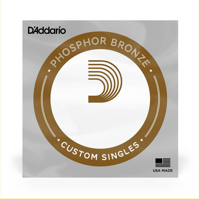 Daddario Phosphor Bronze Wound Bass Single, .100 Long Scale
