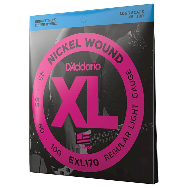 Daddario XL Nickel EXL170 Light / Long Scale Set, 45-100