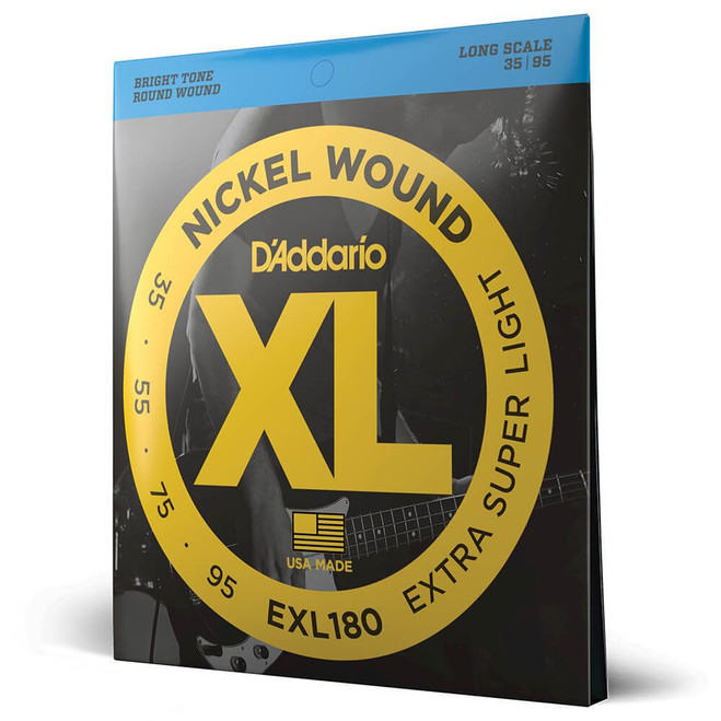 Daddario XL Nickel EXL180 Extra Super Light / Long Scale Set, 35-95