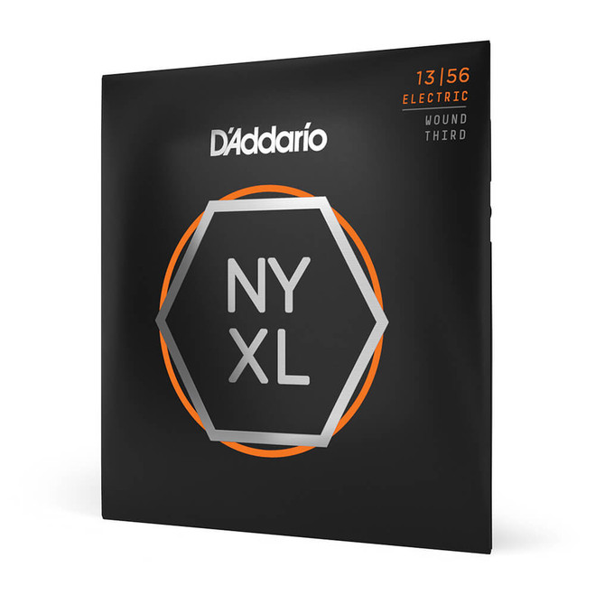 Daddario NYXL1356W Medium Set Wound 3rd String, 13-56
