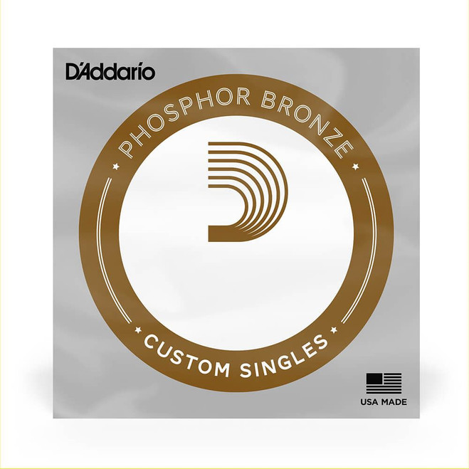 Daddario Phosphor Bronze Wound Single, .021