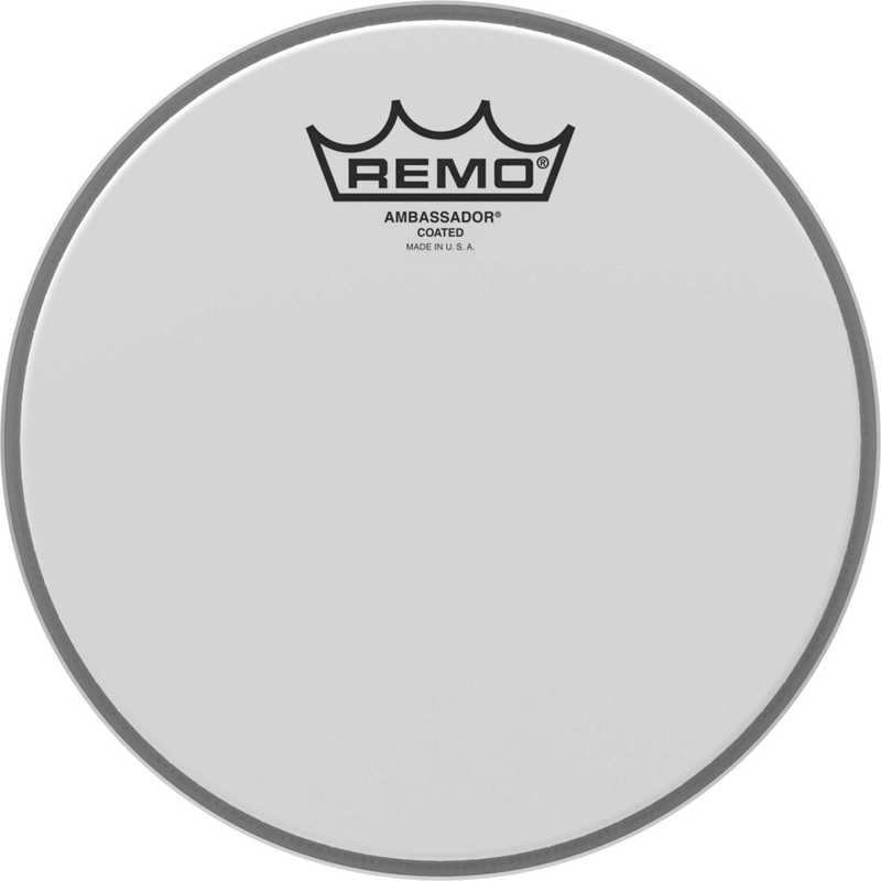 Remo BA-0108-00 Ambassador Coated Drumhead, 8"