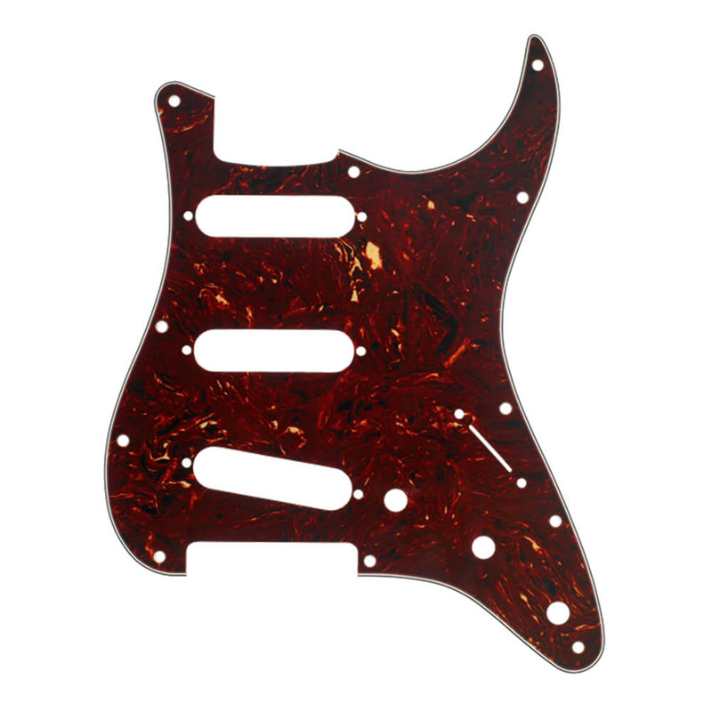 Fender 11-Hole Modern-Style Stratocaster S/S/S Pickguard - Tortoise Shell Fender 11-Hole Modern-Style Stratocaster S/S/S Pickguard - Tortoise Shell