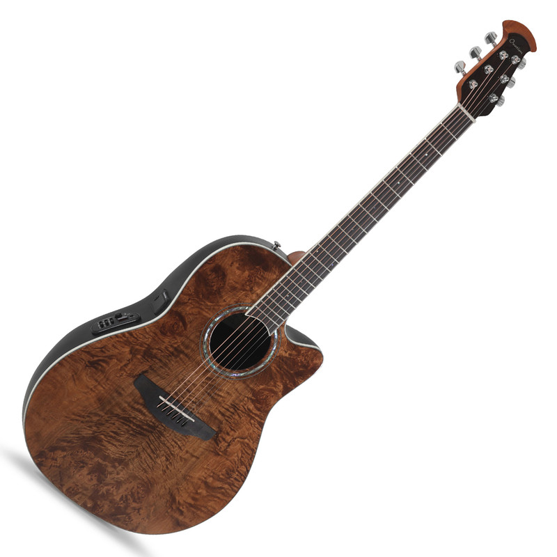 Ovation Celebrity Traditional Plus CS24P Mid Cutaway - Nutmeg Burled Maple