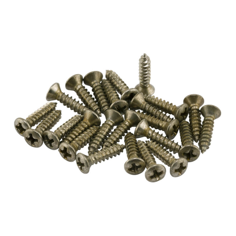 Fender Road Worn Pickguard/Control Plate Screws, Pack of 24 Fender Road Worn Pickguard/Control Plate Screws, Pack of 24