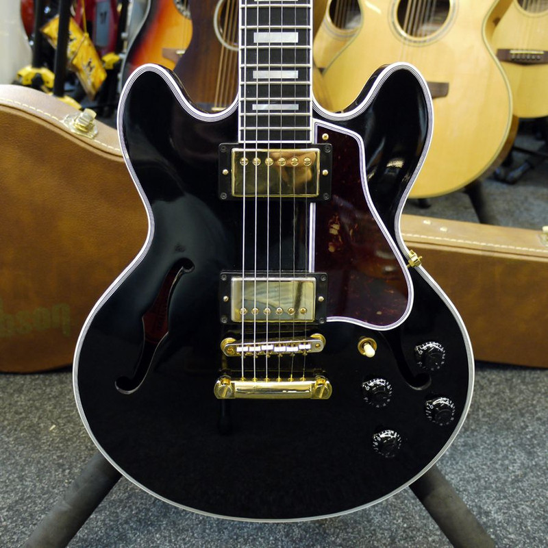 Gibson 2015 ES-359 Custom shop - Ebony w/ Hard Case - 2nd Hand