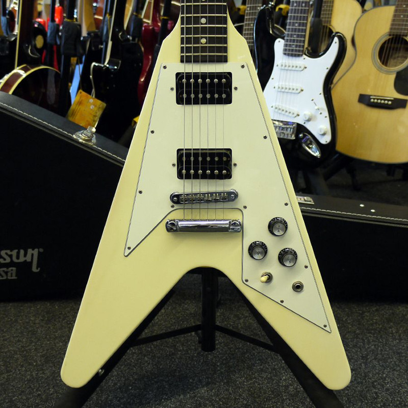 Gibson Flying V - Vintage White w/ Hard Case - 2nd Hand