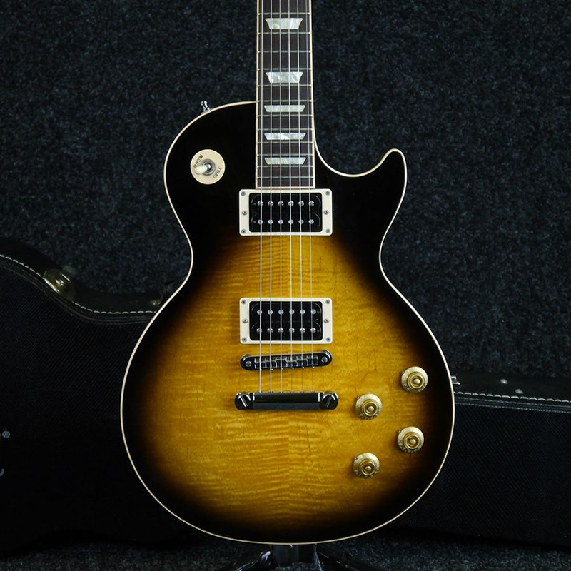 Gibson 2012 Les Paul Classic Plus - Vintage Sunburst w/ Case - 2nd Hand Gibson 2012 Les Paul Classic Plus - Vintage Sunburst w/ Case - 2nd Hand