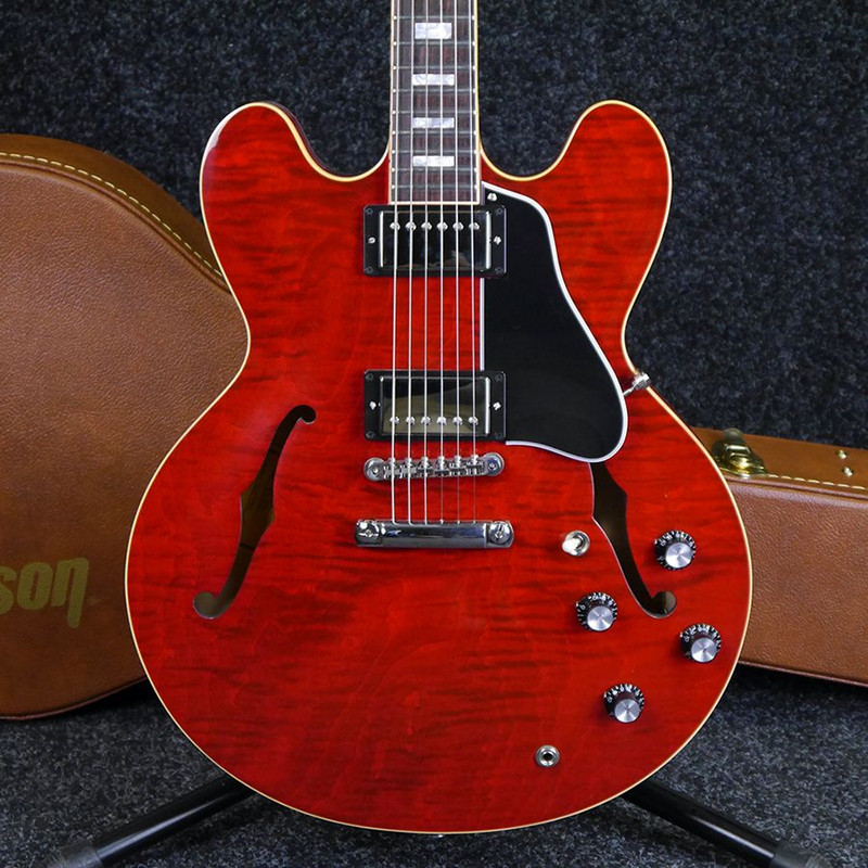 Gibson ES-335 Custom Figured - Antique Cherry w/ Hard Case - 2nd Hand