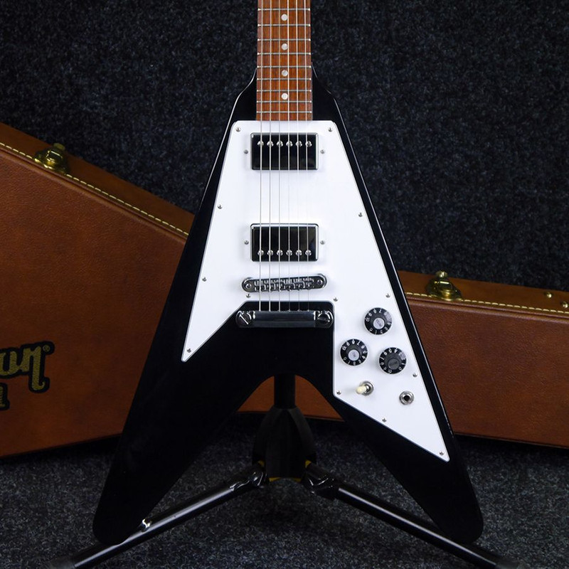 Gibson Flying V - Black w/ Hard Case - 2nd Hand