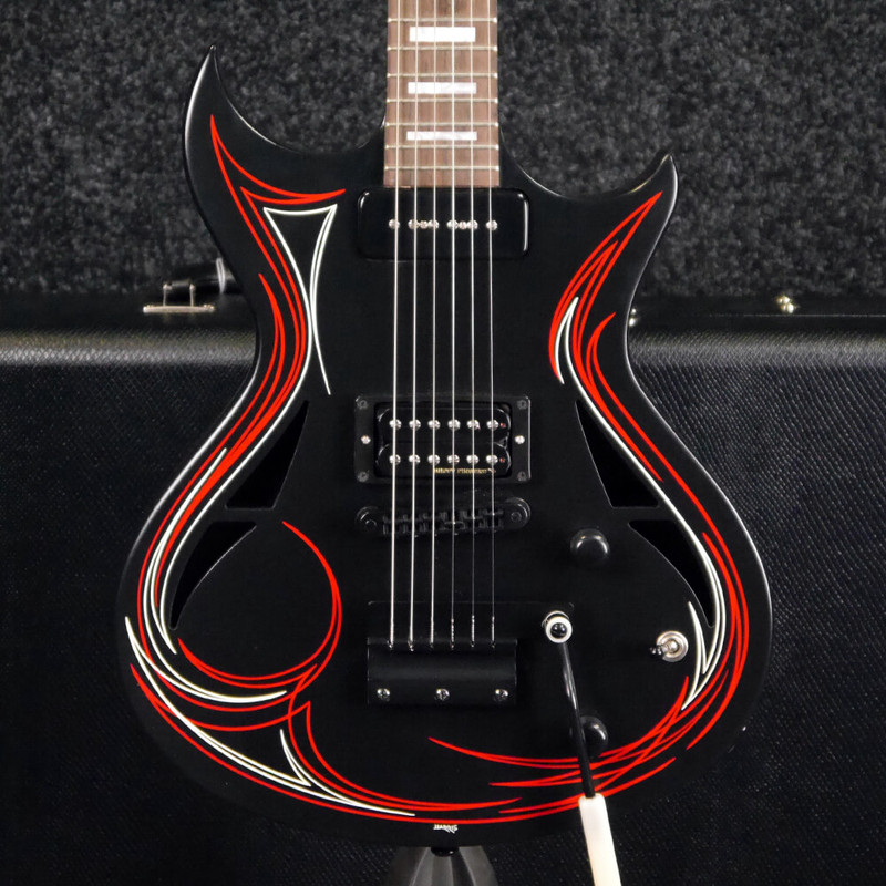 Gibson N-225 - Ebony with Pinstripes w/Hard Case - 2nd Hand