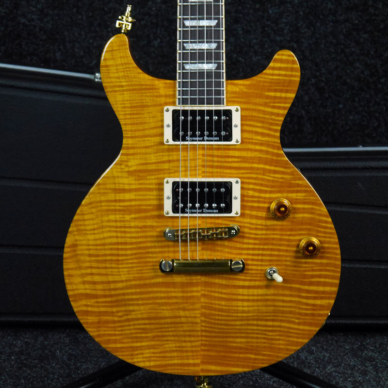 Gibson Les Paul Standard DC + Jazz Pickups - Amber w/Hard Case - 2nd Hand