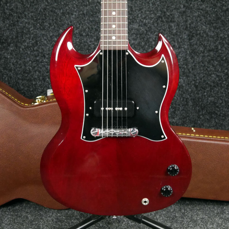 Gibson SG Junior - Dark Cherry w/Hard Case - 2nd Hand Gibson SG Junior - Dark Cherry w/Hard Case - 2nd Hand