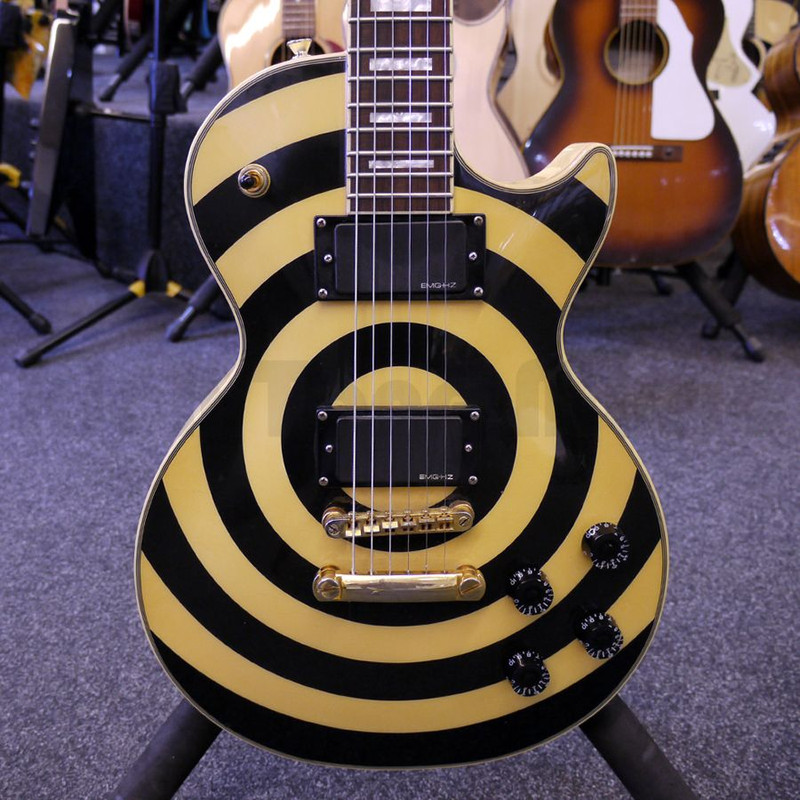 Epiphone Zakk Wylde Les Paul Custom Plus Bullseye - 2nd Hand Epiphone Zakk Wylde Les Paul Custom Plus Bullseye - 2nd Hand