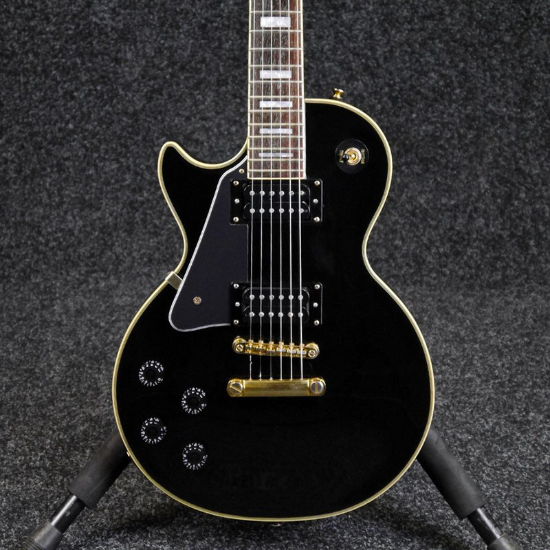 Epiphone Les Paul Custom Pro - Left Handed - Black - 2nd Hand Epiphone Les Paul Custom Pro - Left Handed - Black - 2nd Hand