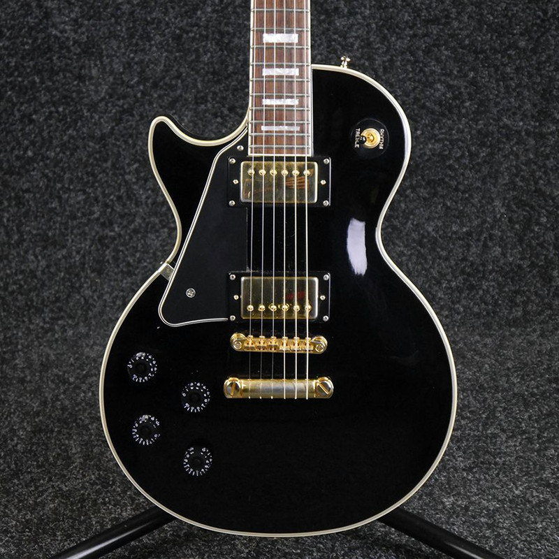 Epiphone Les Paul Custom - MIK - Left Handed - Ebony - 2nd Hand