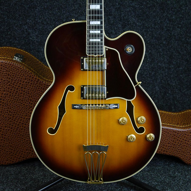 Epiphone Elitist Byrdland Hollow Body Guitar - Sunburst w/ Case - 2nd Hand