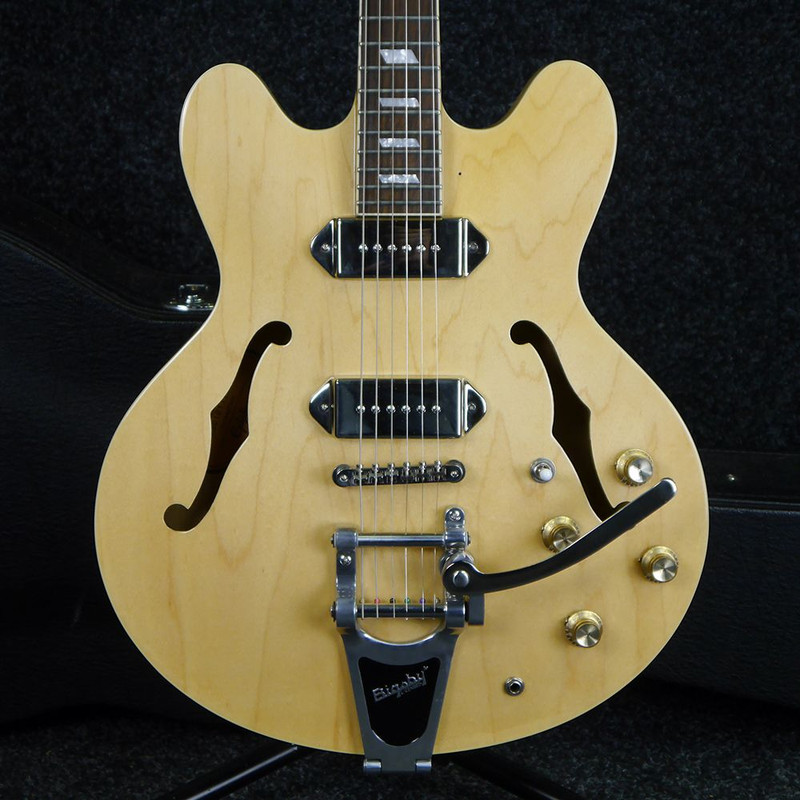 Epiphone Casino, Bigsby - Natural w/ Hard Case - 2nd Hand
