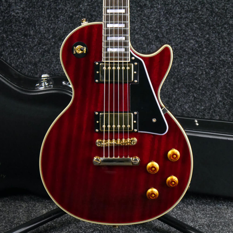 Epiphone Ltd Ed Les Paul Custom 100th Anniversary - Cherry w/Case - 2nd Hand