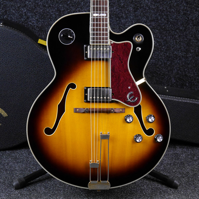 Epiphone Hollow Body Broadway AS with Varitone - Sunburst w/Hard Case - 2nd Hand
