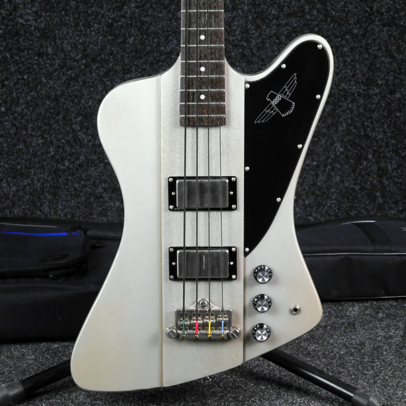 Epiphone Thunderbird IV Bass - TV Silver w/Gig Bag - 2nd Hand