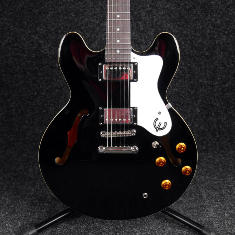 Epiphone Dot 335 Semi Hollow Electric Guitar - Ebony - 2nd Hand
