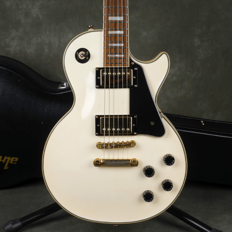 Epiphone Les Paul Custom - Alpine White w/Hard Case - 2nd Hand Epiphone Les Paul Custom - Alpine White w/Hard Case - 2nd Hand