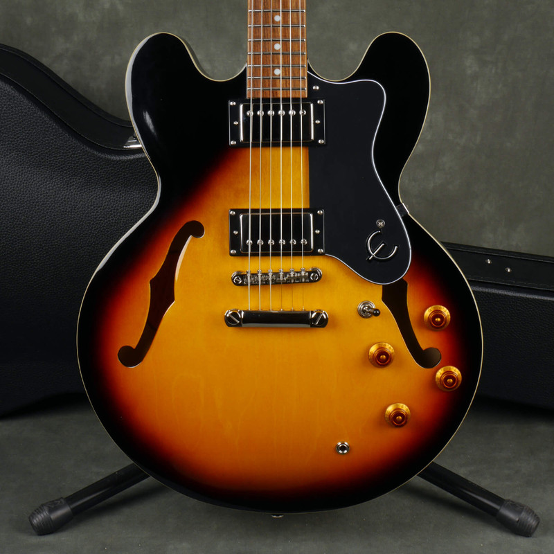 Epiphone Dot Semi-Hollow Body - Vintage Sunburst w/Hard Case - 2nd Hand Epiphone Dot Semi-Hollow Body - Vintage Sunburst w/Hard Case - 2nd Hand