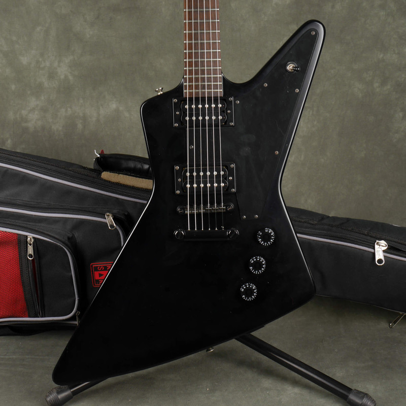 Epiphone 1958 Explorer Gothic - Black w/Gig Bag - 2nd Hand