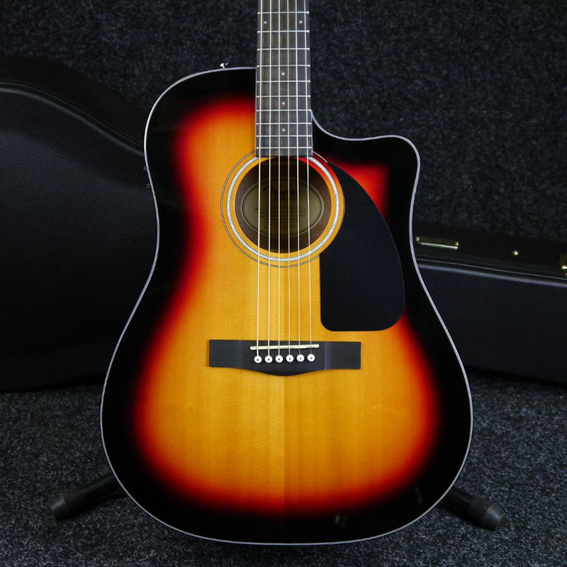 Fender CD-60CE Electro-Acoustic - Sunburst w/ Case - 2nd Hand Fender CD-60CE Electro-Acoustic - Sunburst w/ Case - 2nd Hand