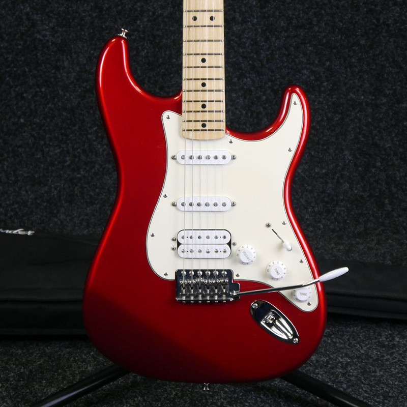 Fender Mexican Standard Stratocaster - HSS - Candy Red w/ Bag - 2nd Hand