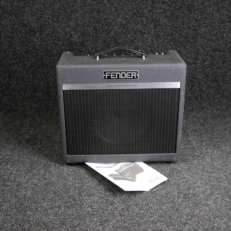 Fender Bassbreaker 15 Combo - Black Tweed - 2nd Hand **COLLECTION ONLY**