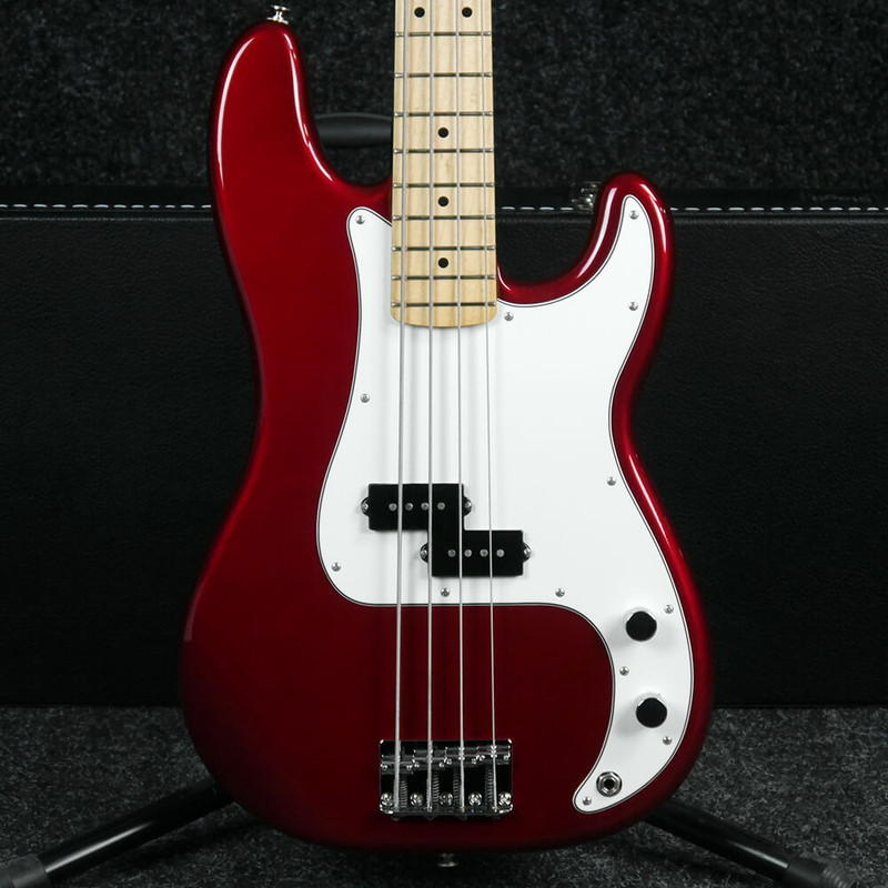 Fender Mexican Standard Precision Bass - Candy Apple Red w/Hard Case - 2nd Hand