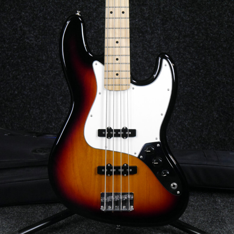 Fender Mexican Jazz Bass - MN - Sunburst w/Gig Bag - 2nd Hand Fender Mexican Jazz Bass - MN - Sunburst w/Gig Bag - 2nd Hand
