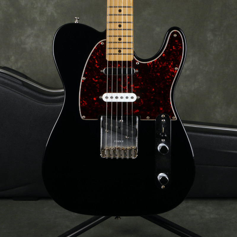 Fender Mexican Deluxe Nashville Telecaster - Black w/Hard Case - 2nd Hand