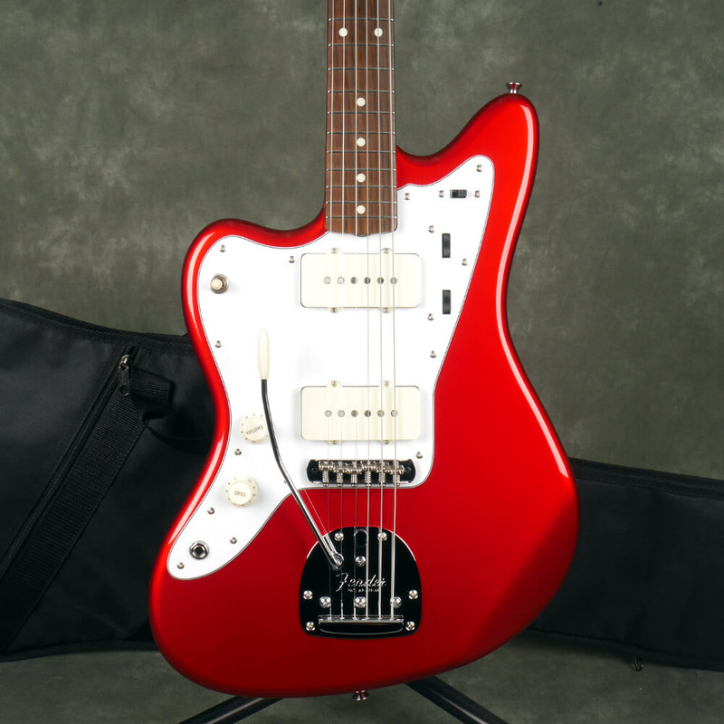 Fender MIJ Jazzmaster Guitar, Left Handed - Candy Sparkle w/Gig Bag - 2nd Hand Fender MIJ Jazzmaster Guitar, Left Handed - Candy Sparkle w/Gig Bag - 2nd Hand