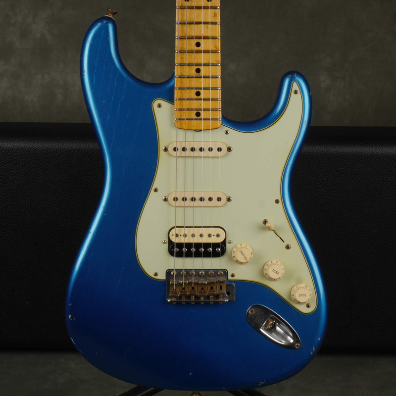 Fender Custom Shop HSS Stratocaster Electric Guitar - Blue w/Case - 2nd Hand