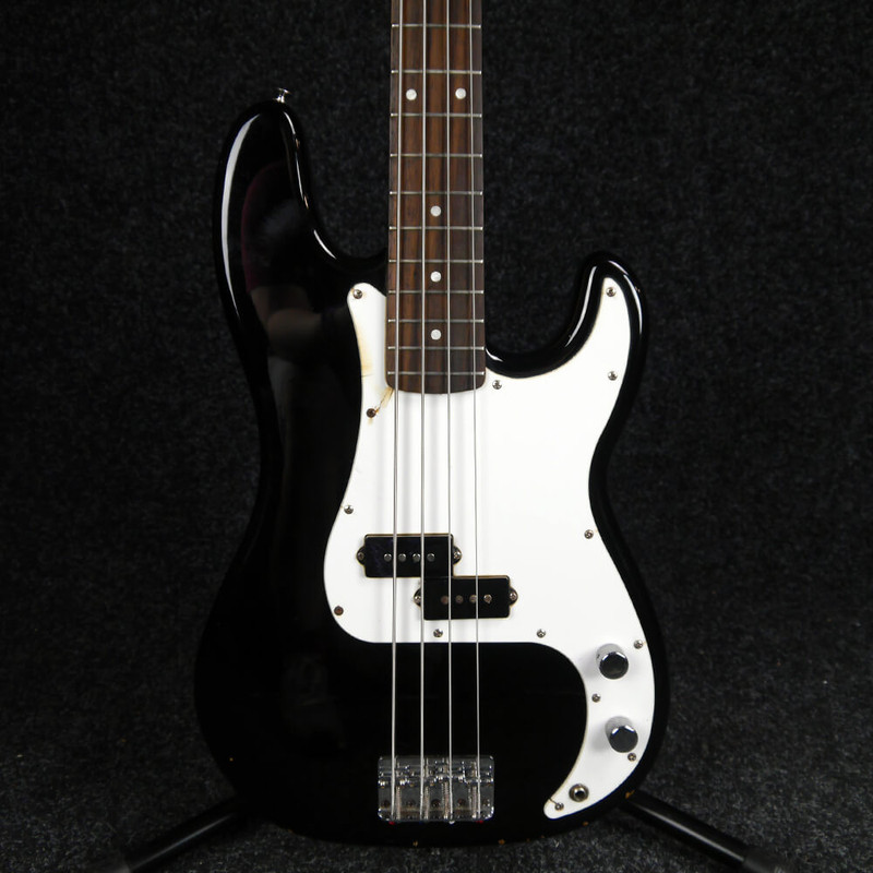 Squier Precision Bass Guitar - Black - 2nd Hand