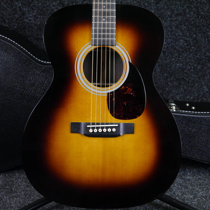 Martin OM21 Re-Imagined Acoustic Guitar - Sunburst w/Hard Case - 2nd Hand