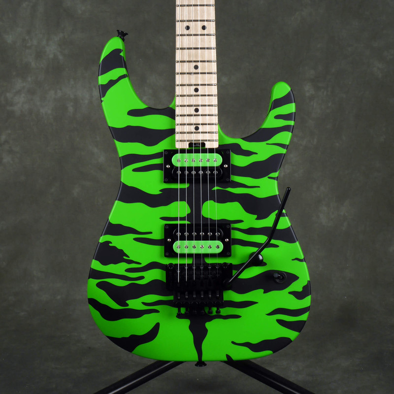Charvel Satchel Signature Pro-Mod DK - Slime Green Bengal - 2nd Hand