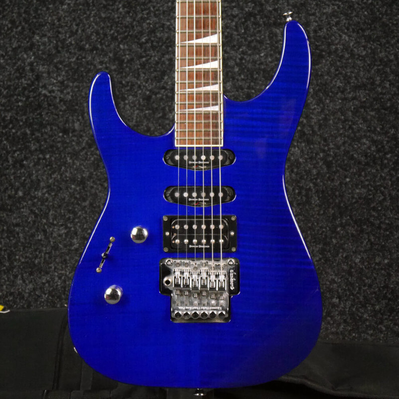 Jackson DK2 Left Hand Electric Guitar - Blue w/Gig Bag - 2nd Hand