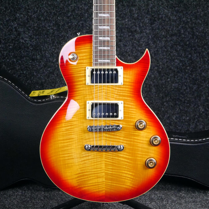 Ibanez ARZ200FM Electric Guitar - Cherry Sunburst w/Hard Case - 2nd Hand