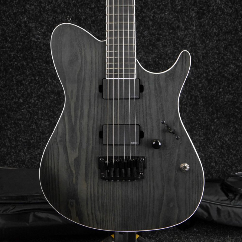 Ibanez Iron Label FRIX6FEAH - Charcoal Stained Flat w/Bag - 2nd Hand