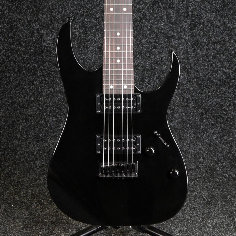 Ibanez GIO GRG7221 7-String Guitar - Black Night - 2nd Hand