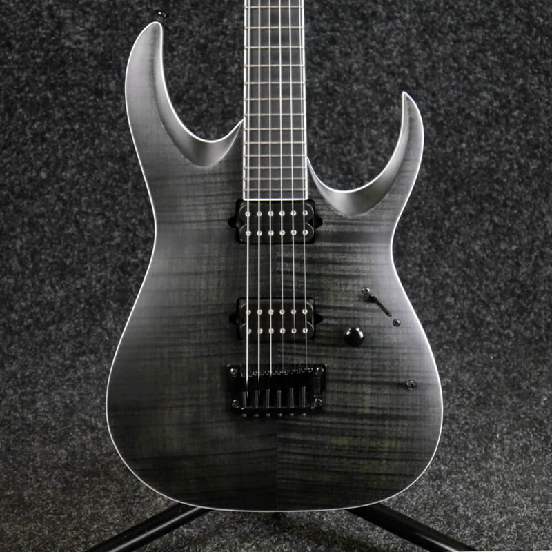 Ibanez RGAIX6FM Iron Label - Trans Gray Flat - 2nd Hand