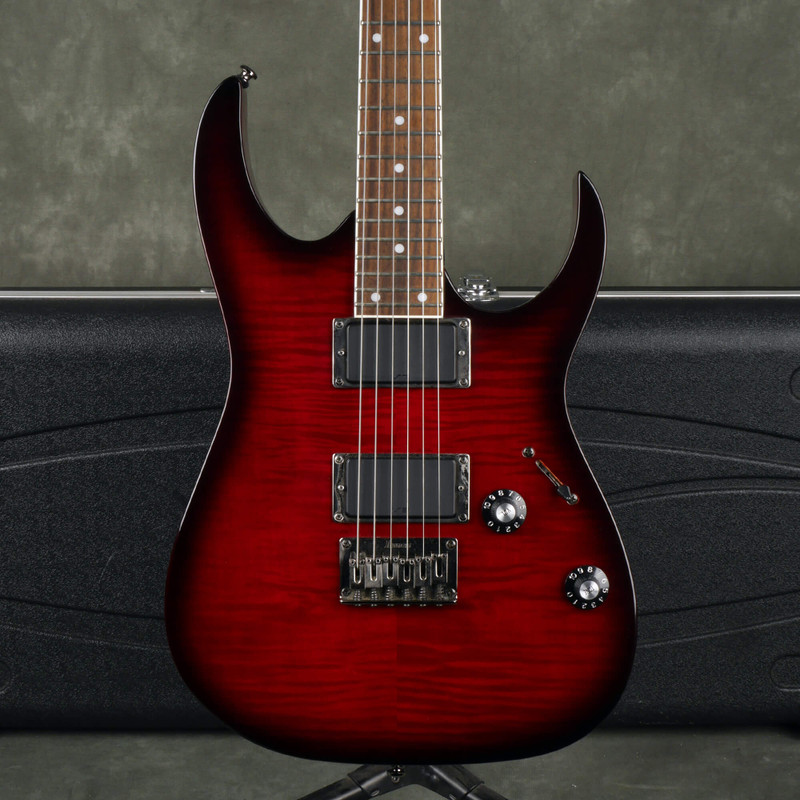 Ibanez RG Series RGR421EXFM Guitar - Blackberry Sunburst w/Hard Case - 2nd Hand