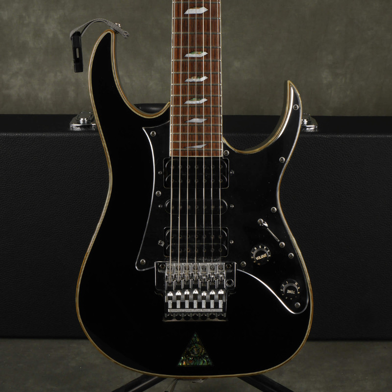 Ibanez Universe Series UV777P 7-String Electric Guitar - Black w/Case - 2nd Hand