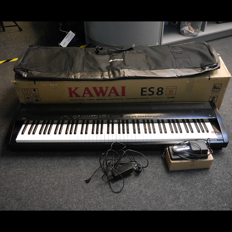 Kawai ES8 Digital Piano w/PSU & Pedal w/Box & PSU - 2nd Hand Kawai ES8 Digital Piano w/PSU & Pedal w/Box & PSU - 2nd Hand