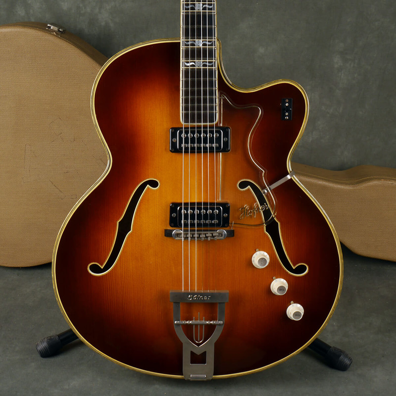 Hofner 1965 Comittee Thinline E2 - Brunette w/Hard Case - 2nd Hand