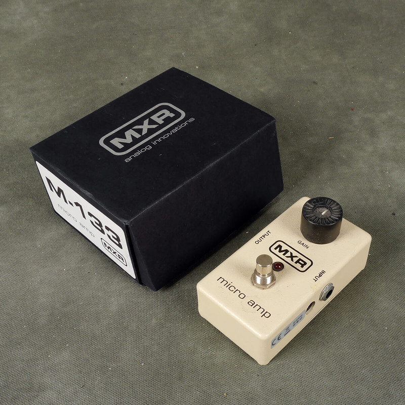 MXR M133 Micro Amp Boost FX Pedal w/Box - 2nd Hand